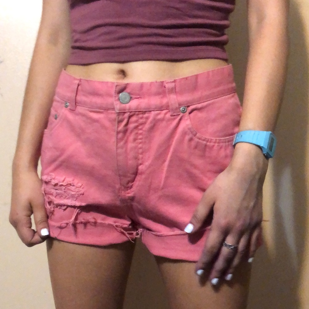 Pink shorts